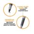 BIC Round Stic Grip Xtra Comfort Ball Pen, Medium Point (1.2 mm), Black, 36-Count - Image 7