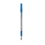 BIC Round Stic Grip Xtra Comfort Ball Pen, Medium Point (1.2 mm), Blue, 12-Count - Image 2