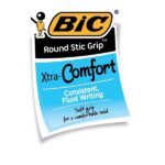 BIC Round Stic Grip Xtra Comfort Ball Pen, Medium Point (1.2 mm), Blue, 36-Count - Image 7