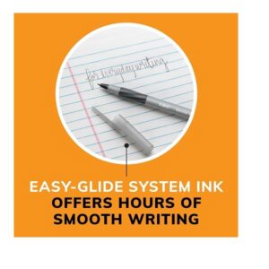 BIC Round Stic Grip Xtra Comfort Ballpoint Pen, Medium Point (1.2mm), Black & Blue, Soft Grip For Added Comfort And Control, 36-Count - Image 5