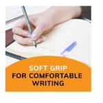 BIC Round Stic Grip Xtra Comfort Ballpoint Pen, Medium Point (1.2mm), Black & Blue, Soft Grip For Added Comfort And Control, 36-Count - Image 6