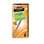 BIC Round Stic Xtra Life Ball Pen - Pack of 12, Black - Image 2