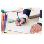 BIC Soft Feel Retractable Ballpoint Pen - Blue Body, Blue Ink, Pack of 12 - Image 5