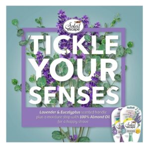 BIC Soleil Escape Women's Disposable Razors, 4 Blade Ladies Razors, Moisture Strip With 100% Natural Almond Oil, Lavender and Eucalyptus Scented Handles, 4 Pack - Image 5