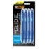 BIC VLGBP41-Blu Velocity Bold Retractable Ball Pen, Bold Point (1.6mm), Blue, 4-Count