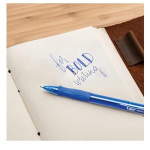 BIC VLGBP41-Blu Velocity Bold Retractable Ball Pen, Bold Point (1.6mm), Blue, 4-Count - Image 5