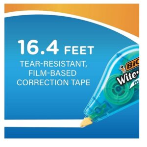 BIC Wite-Out Brand Mini Correction Tape, White, Tape Applies Dry, Great For School And Home 12-Count - Image 5