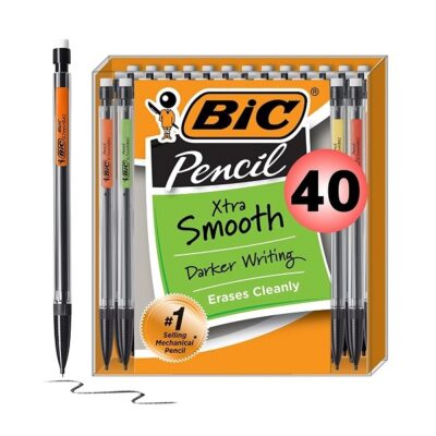 BIC Xtra-Life Mechanical Pencil, 0.7 mm, 40-Count