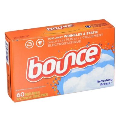 Bounce Dryer Sheet Refresh Breeze, 60 Count