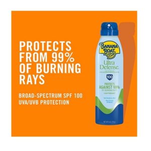 Banana Boat Sunscreen Ultra Defense MAX Skin Protect Ultra Mist Broad Spectrum Sun Care Sunscreen Spray - SPF 100, 6 Ounce - Image 3