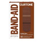 Band-Aid Brand Ourtone Adhesive Bandages, Flexible Protection & Care of Minor Cuts & Scrapes, Quilt-Aid Pad for Painful Wounds, BR55, Assorted Sizes, 30 ct, Pack of 3 - Image 3