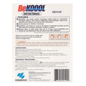 Be Koool Be Koool Soft Gel Sheets For Kids Pack of 3 - Image 2
