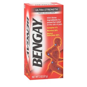 Ben Gay Ultra Strength Bengay Topical Pain Relief Cream - Non-Greasy Topical Analgesic for Minor Arthritis, Muscle, Joint, and Back Pain, Camphor, Menthol & Methyl Salicylate, 2 oz - Image 13