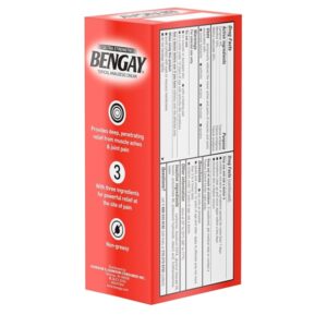 Ben Gay Ultra Strength Bengay Topical Pain Relief Cream - Non-Greasy Topical Analgesic for Minor Arthritis, Muscle, Joint, and Back Pain, Camphor, Menthol & Methyl Salicylate, 2 oz - Image 15