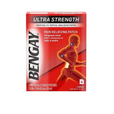 Bengay Pain Relieving Creams and Gels Ultra Strength Patch/4 Count AD