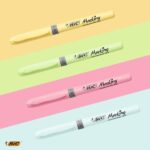 Bic Highlighter Grip Pens - Assorted Pastel Colours, Pack of 4 - Image 4