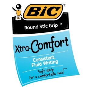 Bic Ultra Grip Medium Black Pens 12 per pack (2 pack) - Image 3