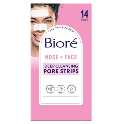Biore Deep Cleansing Pore Strips Combo Pack, 14 strips