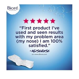 Biore Original, Deep Cleansing Pore Strips, 14 Nose Strips for Blackhead Removal, with Instant Pore Unclogging, features C-Bond Technology, Oil-Free, Non-Comedogenic Use - Image 5