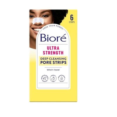 Biore Ultra Deep Cleansing Pore Strips, 6 Count