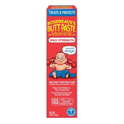 Boudreaux's Butt Paste Diaper Rash Ointment (4oz)