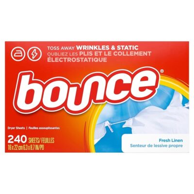 Bounce Fresh Linen Dryer Sheets 240 ct (Fresh Linen, 240 ct)