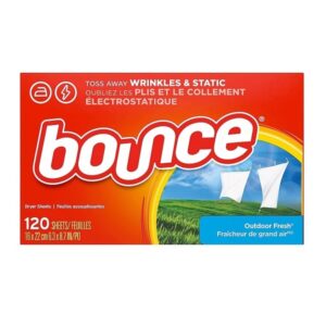 Bounce Outdoor Fresh Fabric Softener Sheets, 120 Count - Image 1