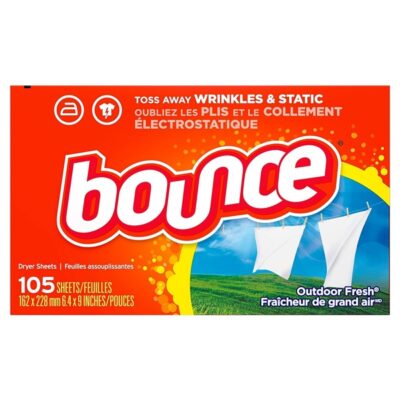 Bounce Outdoor Sheets, Fresh, 105 Count