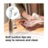 Braun Nasal Aspirator – Quickly and Gently Clear Stuffed Infant Noses, Toddler and Baby Nasal Aspirator with Two Adjustable Nasal Tips and Two Suction Levels - Image 4