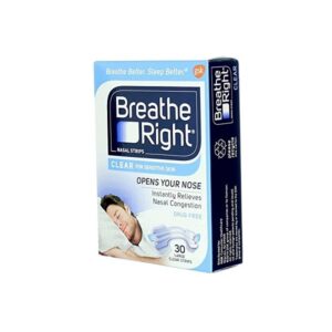 Breathe Right Nasal Strips Clear Large - 30 Strips - Image 4