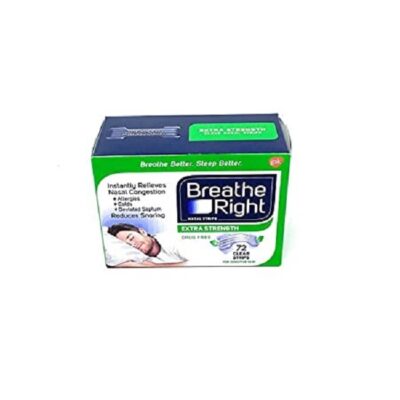 Breathe Right Nasal Strips, Extra Clear For Sensitive Skin, 72 Clear Strips