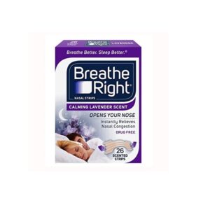 Breathe Right Strips Nasal Strips Lavender 26 Count - Image 1