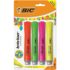 Brite Liner Highlighter with Rubber Grip, Chisel Tip, Assorted, Pack of 4