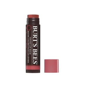 Burt'S Bees Lip Balm, Crème Finish, 0.15Oz - Rose - Image 1