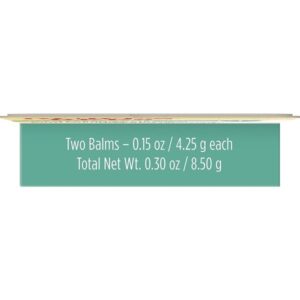 Burt's Bees 100% Natural Medicated Moisturizing Lip Balm with Menthol & Eucalyptus, 2 Tubes in Blister Box - Image 6