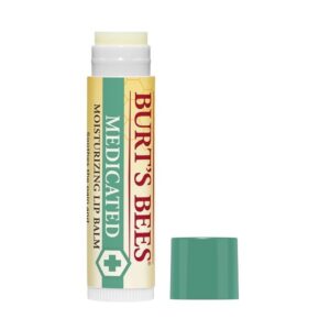 Burt's Bees 100% Natural Medicated Moisturizing Lip Balm with Menthol & Eucalyptus, 2 Tubes in Blister Box - Image 9