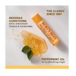 Burt's Bees 100% Natural Moisturizing Lip Balm, Beeswax, 2 Tubes in Blister Box - Image 2
