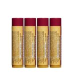 Burt's Bees 100% Natural Moisturizing Lip Balm, Pomegranate, 4 pcs - Image 7