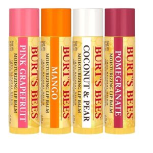Burt's Bees 100 Natural Moisturizing Lip Balm, Superfruit, 4 Tubes in Blister Box - Image 9