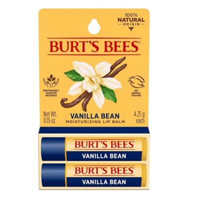 Burt's Bees 100% Natural Moisturizing Lip Balm, Vanilla Bean, 4.25g