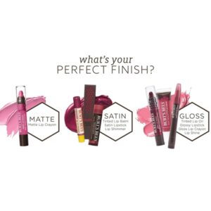 Burt's Bees 100% Natural Moisturizing Lipstick Ruby Ripple 1 Tube - Image 7