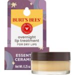 Burt's Bees 100% Natural Overnight Intensive Lip Treatment, Ultra-Conditioning Lip Care, 0.25 ounce - Image 13