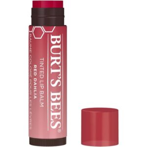 Burt's Bees 100% Natural Red Dahlia with Shea Butter and Botanical Waxes Tinted Lip Balm, 2 Tubes (1070) - Image 1