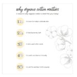 Burt's Bees Baby Baby Girls' Mittens, No-Scratch Mitts, 100% Organic Cotton, Set of 3 - Image 2