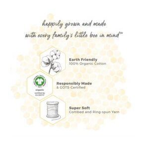 Burt's Bees Baby Baby Girls' Mittens, No-Scratch Mitts, 100% Organic Cotton, Set of 3 - Image 3