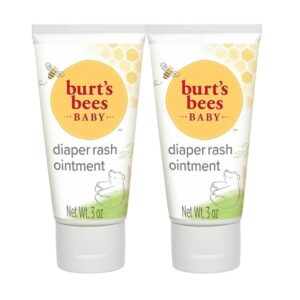 Burt's Bees Baby Bee 100 Natural Diaper Rash Ointment, 6 Ounces Total - Image 1