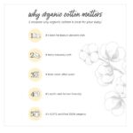 Burt's Bees Baby - Washcloths, Absorbent Knit Terry, Super Soft 100% Organic Cotton (A-Bee-C, 3-Pack) - Image 2