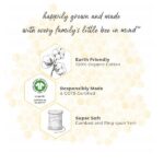 Burt's Bees Baby - Washcloths, Absorbent Knit Terry, Super Soft 100% Organic Cotton (A-Bee-C, 3-Pack) - Image 3