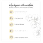 Burt's Bees Baby - Washcloths, Absorbent Knit Terry, Super Soft 100% Organic Cotton (Hello Moon!, 3-Pack) - Image 4