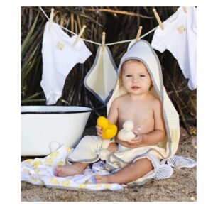 Burt's Bees Baby - Washcloths, Absorbent Knit Terry, Super Soft 100% Organic Cotton (Little Ducks, 3-Pack) - Image 3